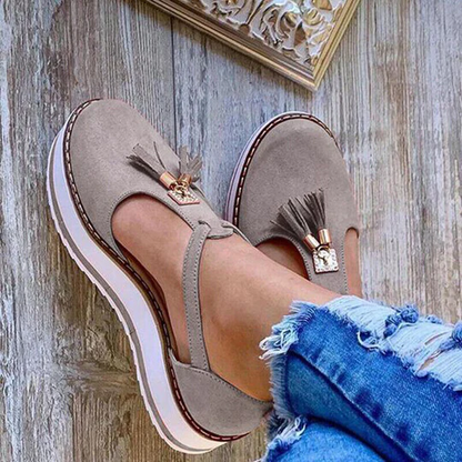 Women's Summer T-Strap Flats Sandals