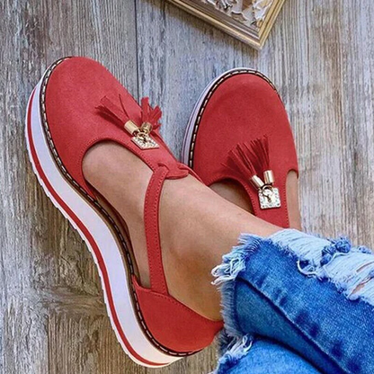 Women's Summer T-Strap Flats Sandals