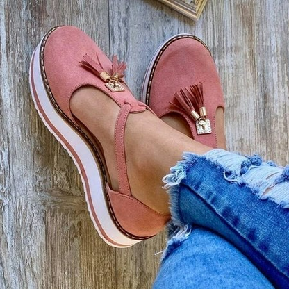 Women's Summer T-Strap Flats Sandals