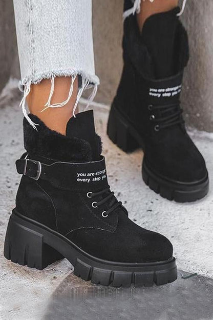 Trendy and Comfy Combat Boots