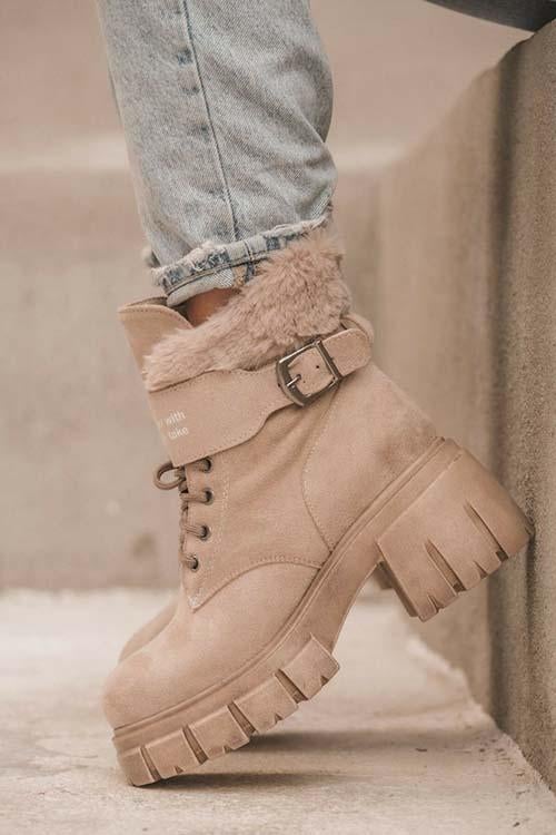 Trendy and Comfy Combat Boots